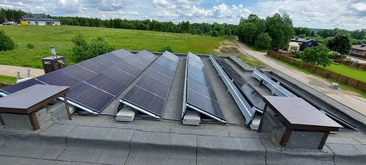 Solexa įrengta saulės elektrinė Lietuvoje
