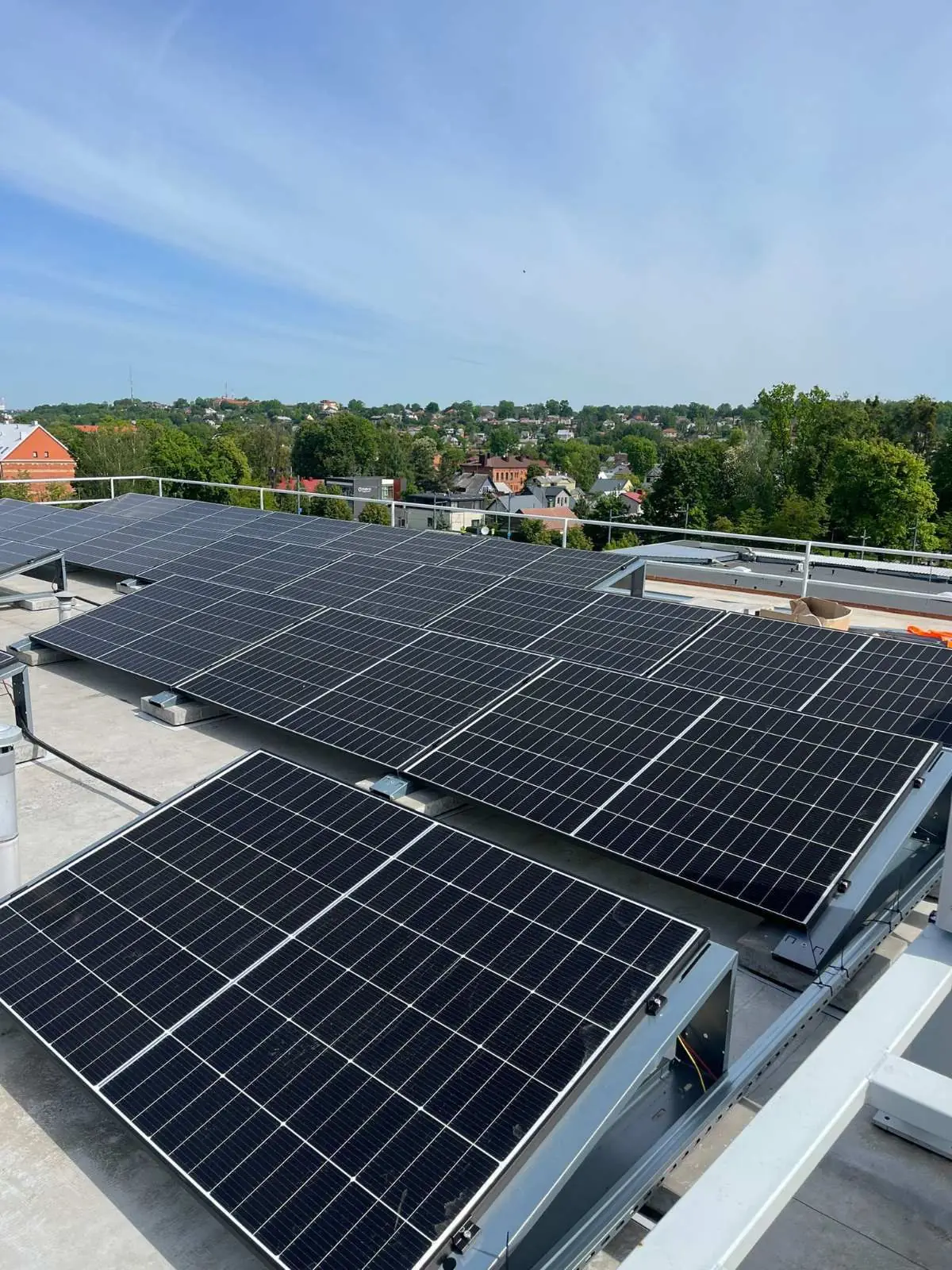 Solexa įrengta saulės elektrinė Lietuvoje