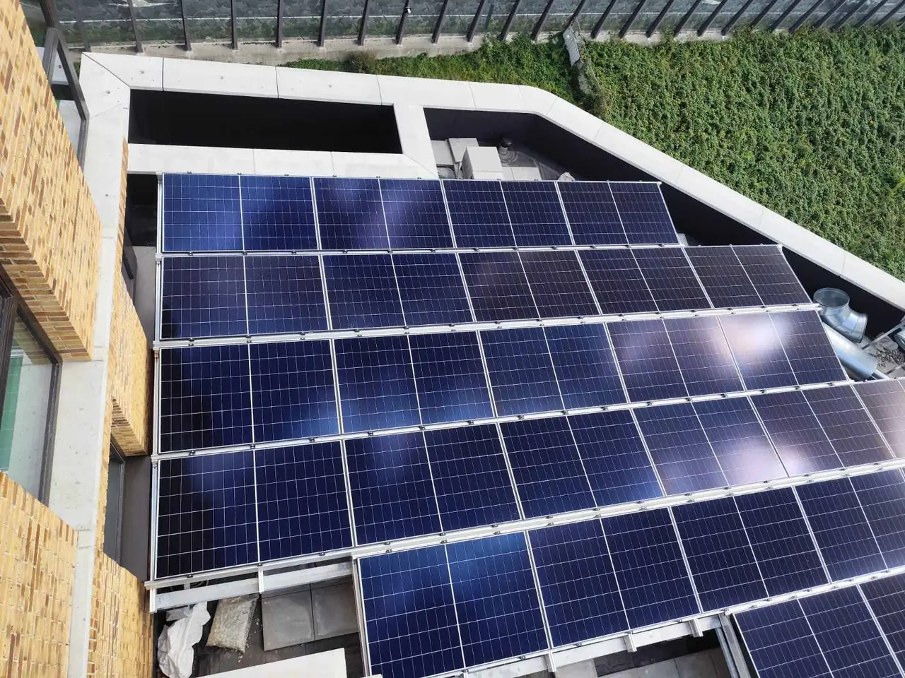 Solexa įrengta saulės elektrinė Lietuvoje